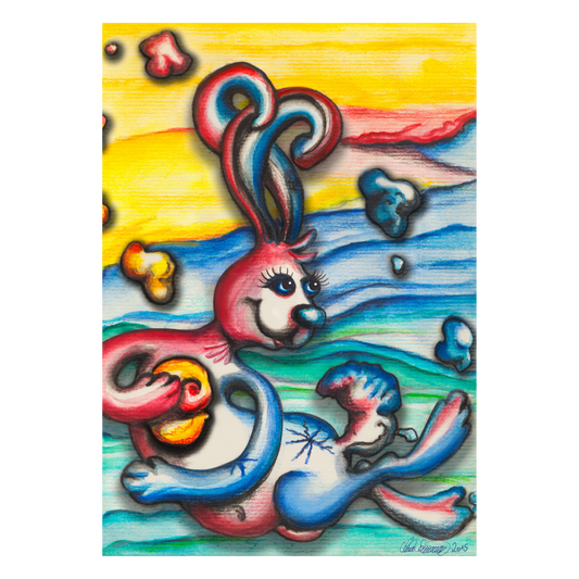 "Glücksbringer" Kunstdruck auf AluDibond