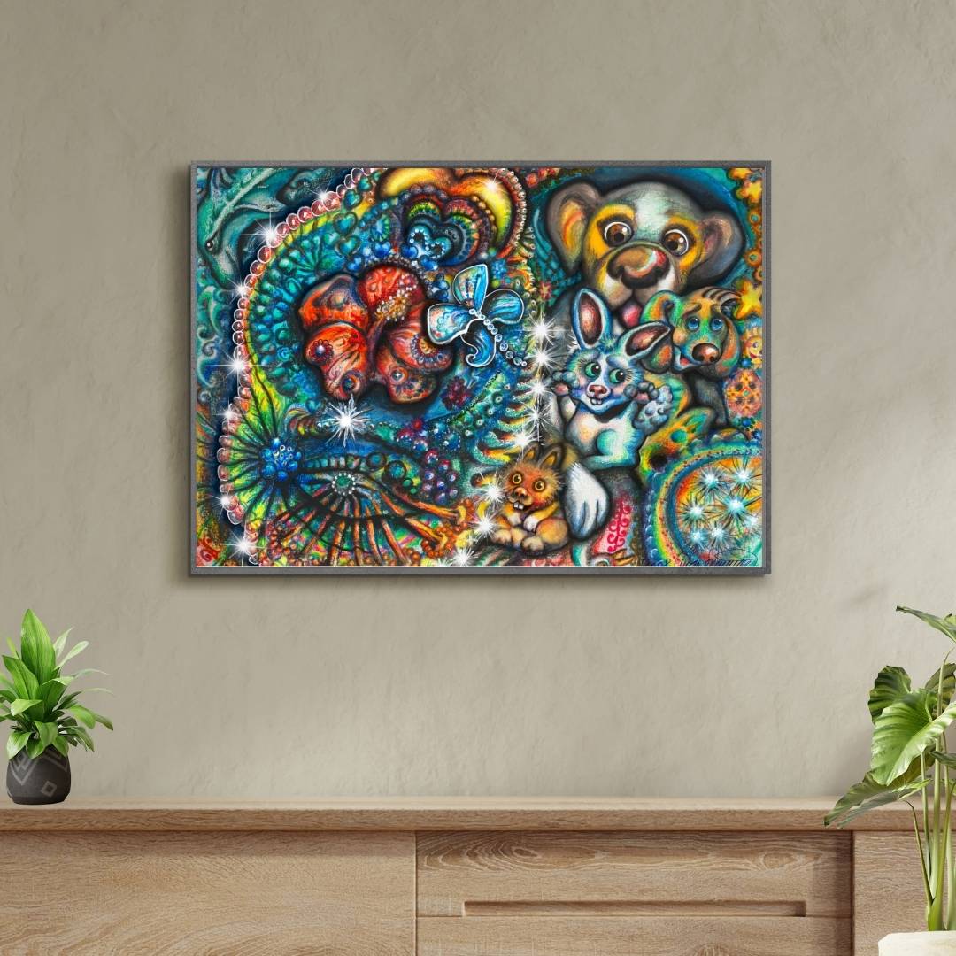 "Andere Welten" Kunstdruck auf Alu Dibond
