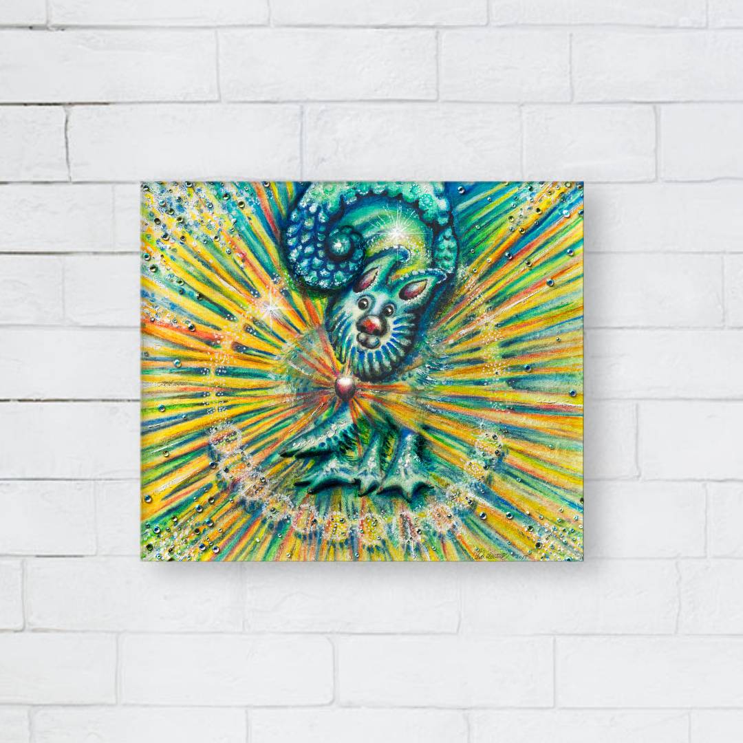 "Die Begleiter" Kunstdruck auf AluDibond