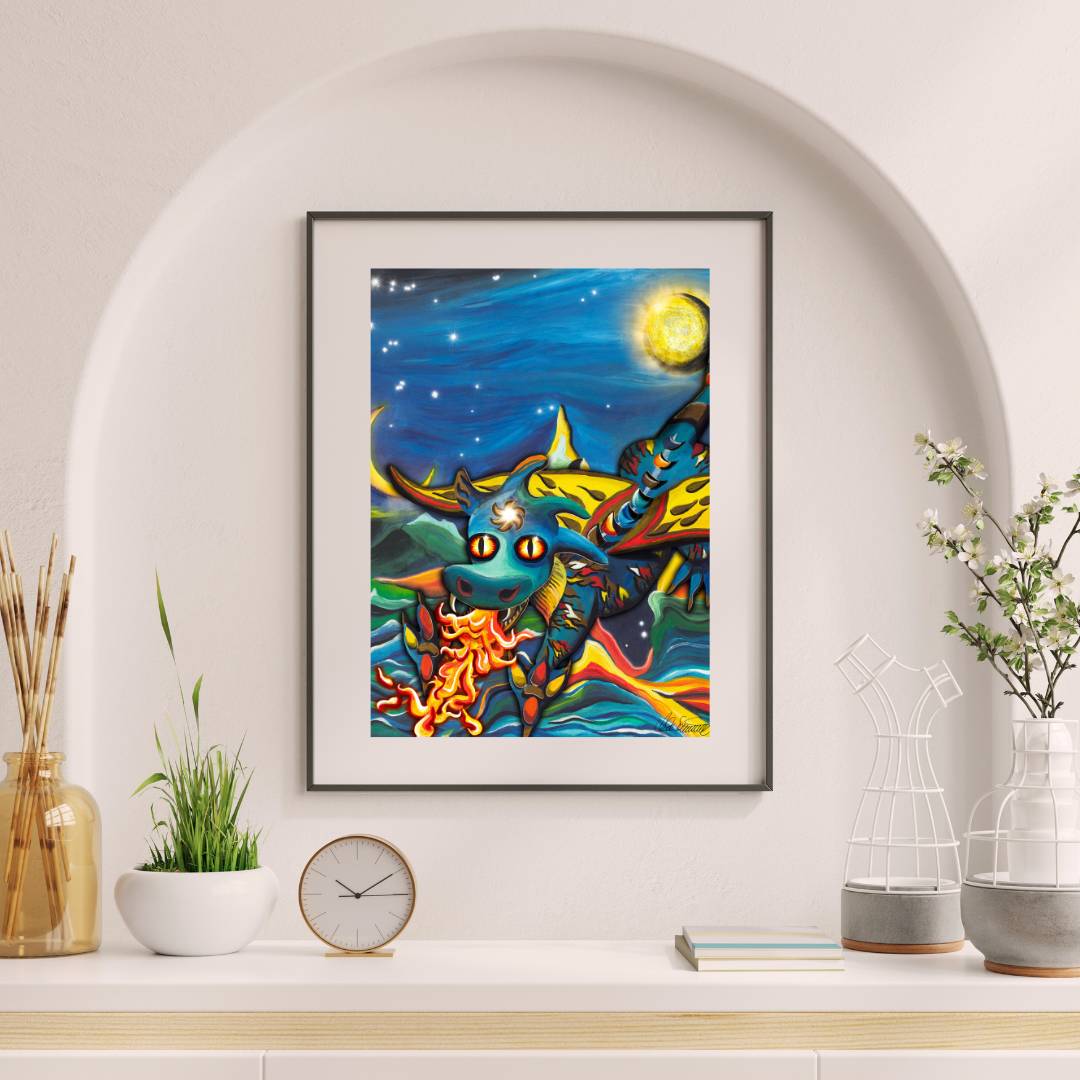 "Drache" Plakat