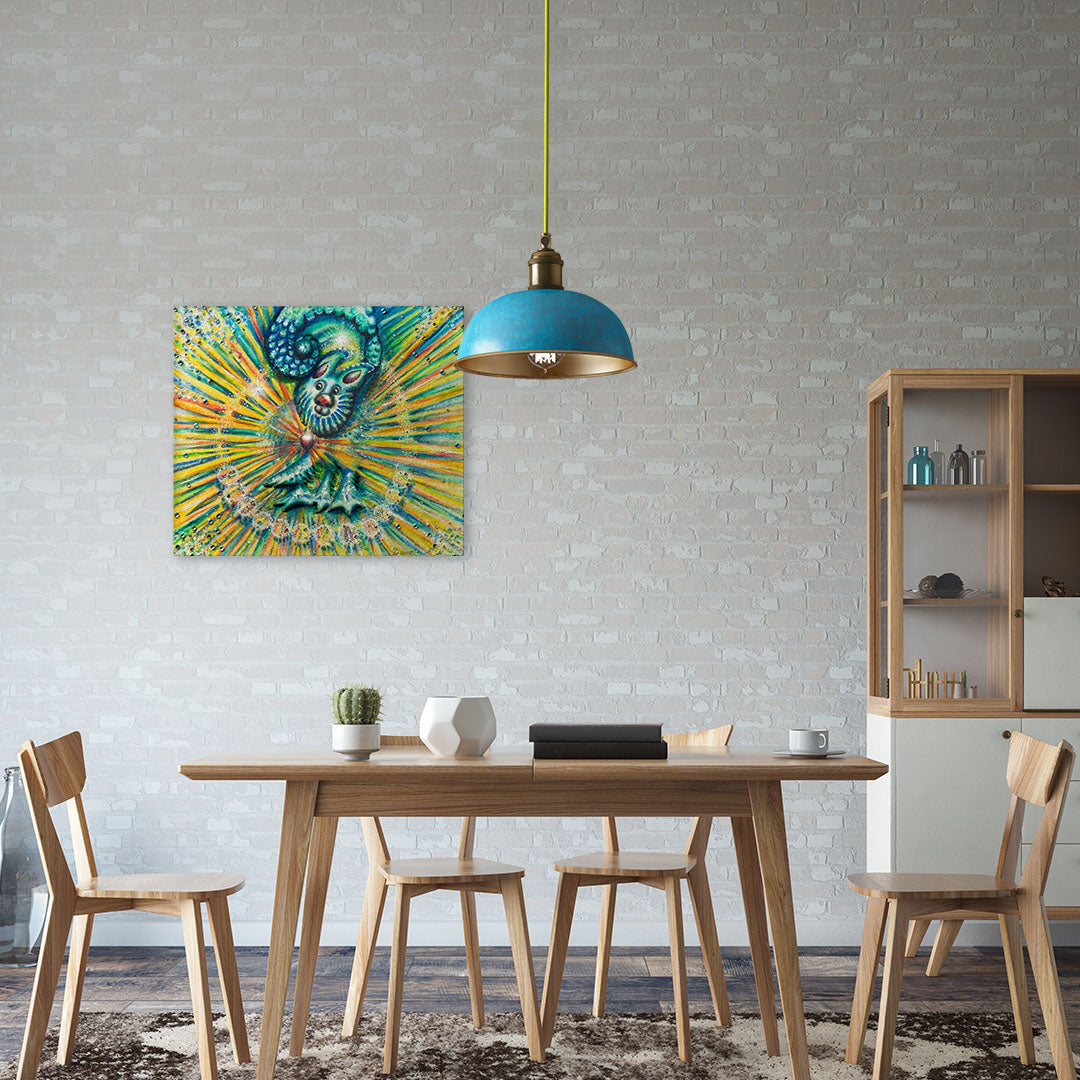 "Die Begleiter" Kunstdruck auf AluDibond