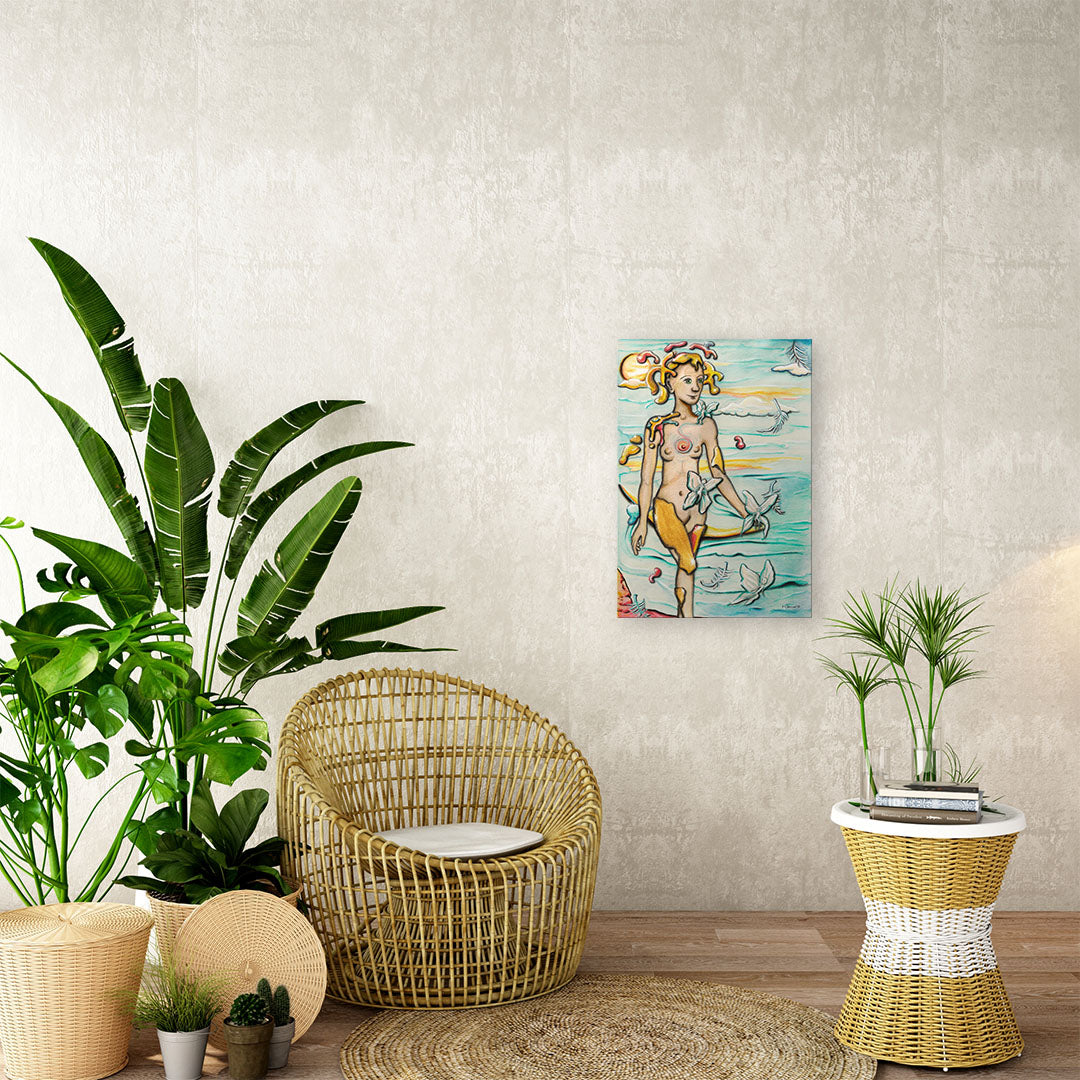 "Die Heldin" Kunstdruck auf AluDibond