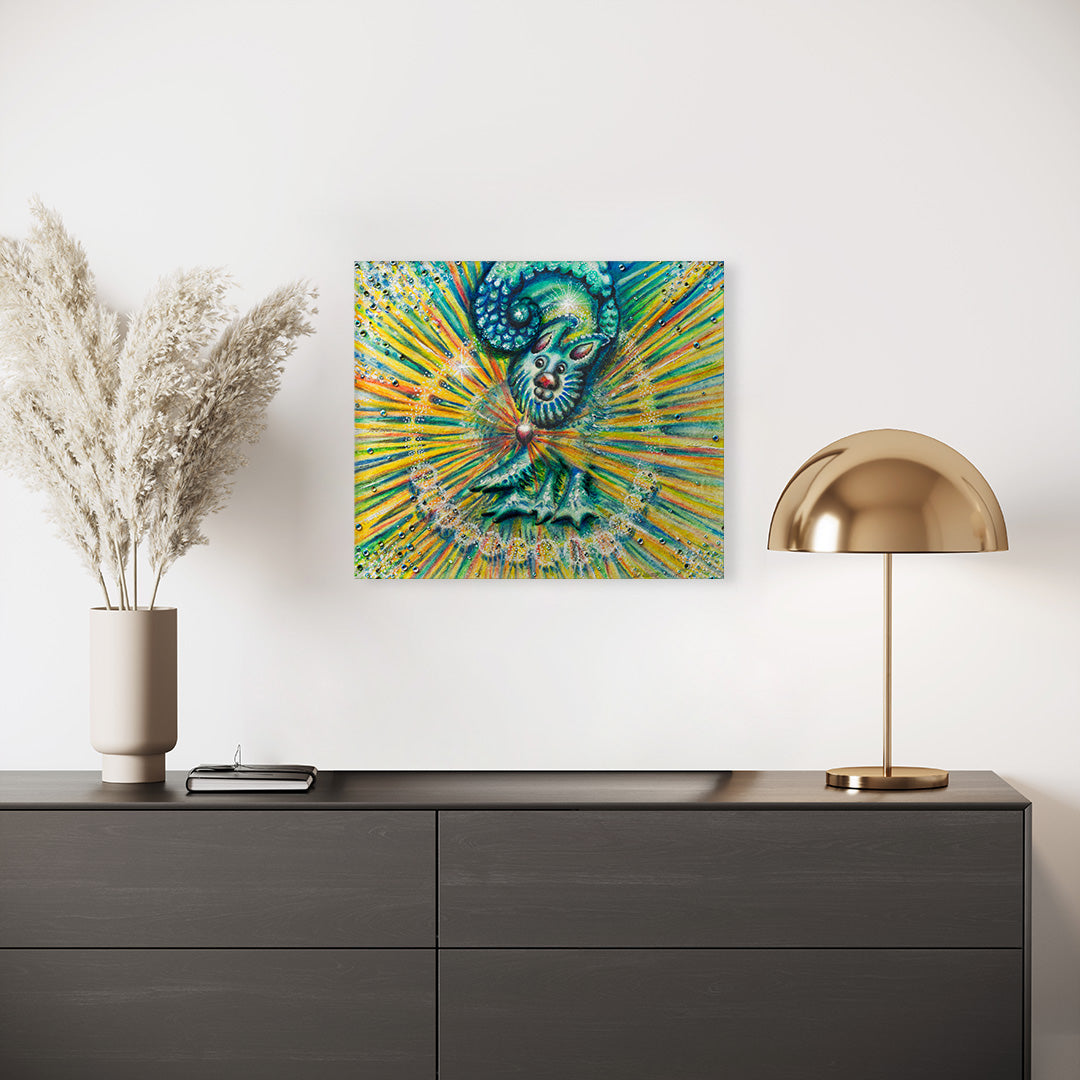"Die Begleiter" Kunstdruck auf AluDibond