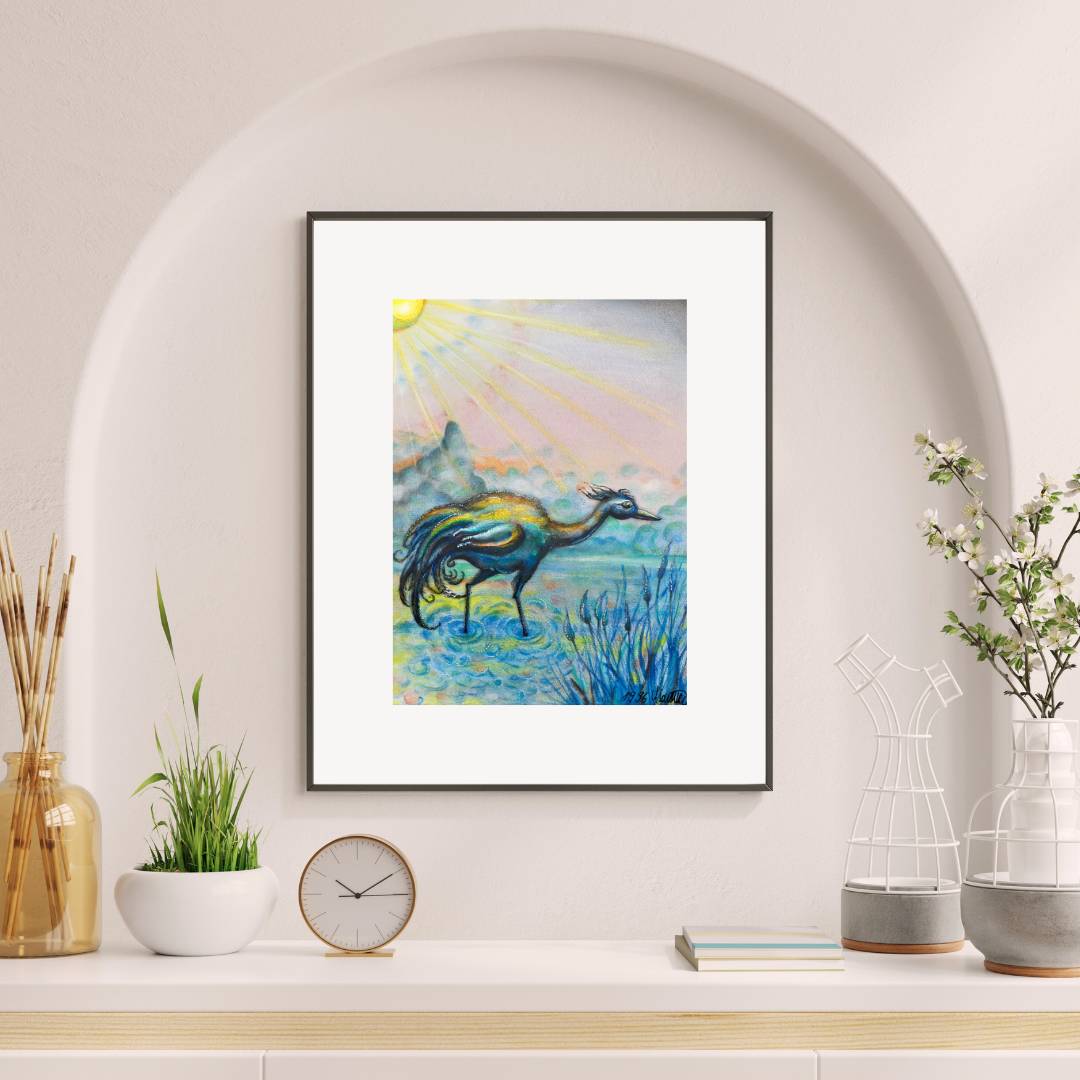 "Sonnenvogel" Plakat