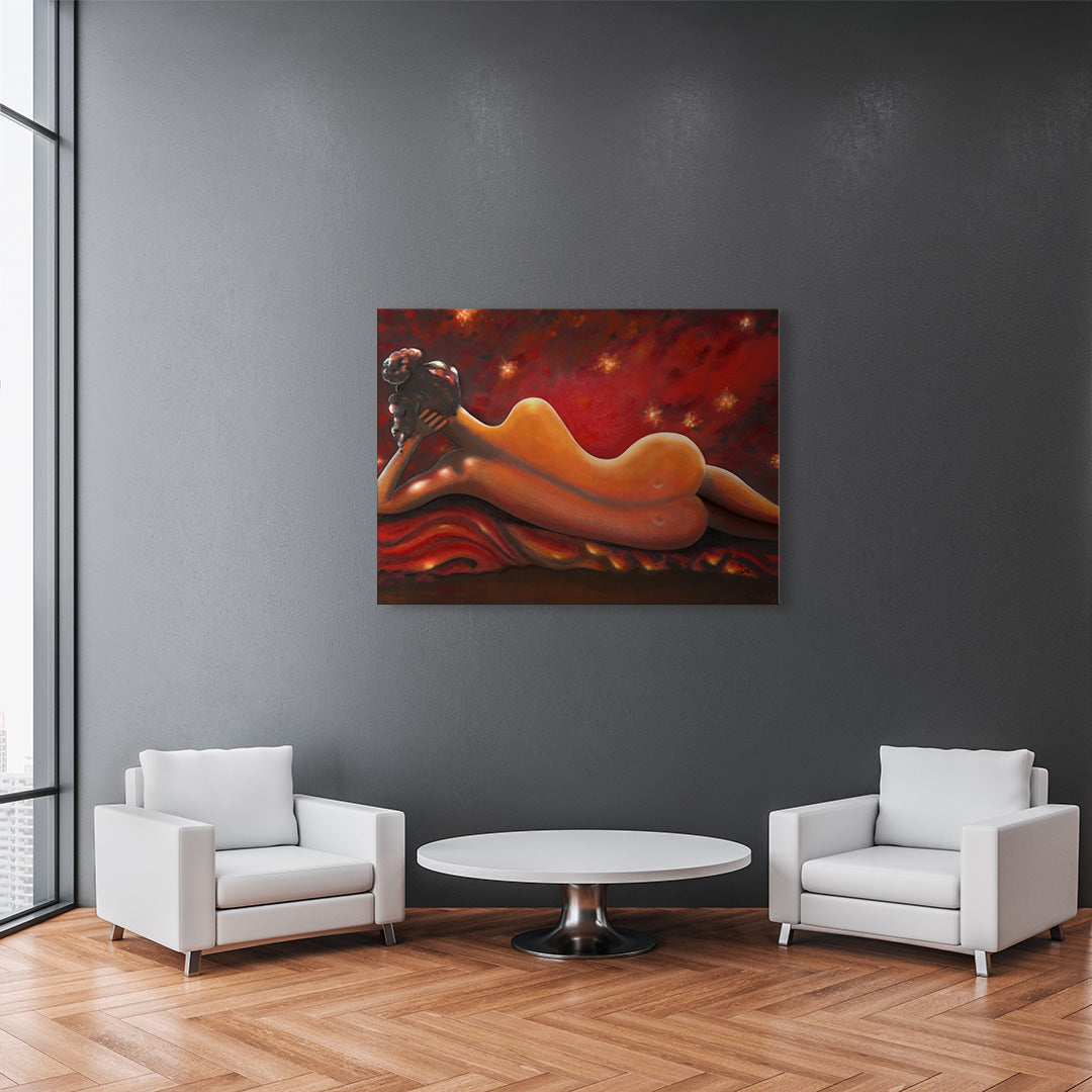 "Sinnlichkeit" Kunstdruck auf AluDibond