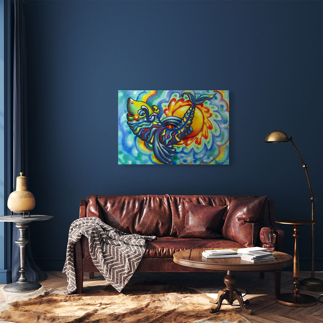 Kunstdruck auf Alu Dibond "Die Transformation"