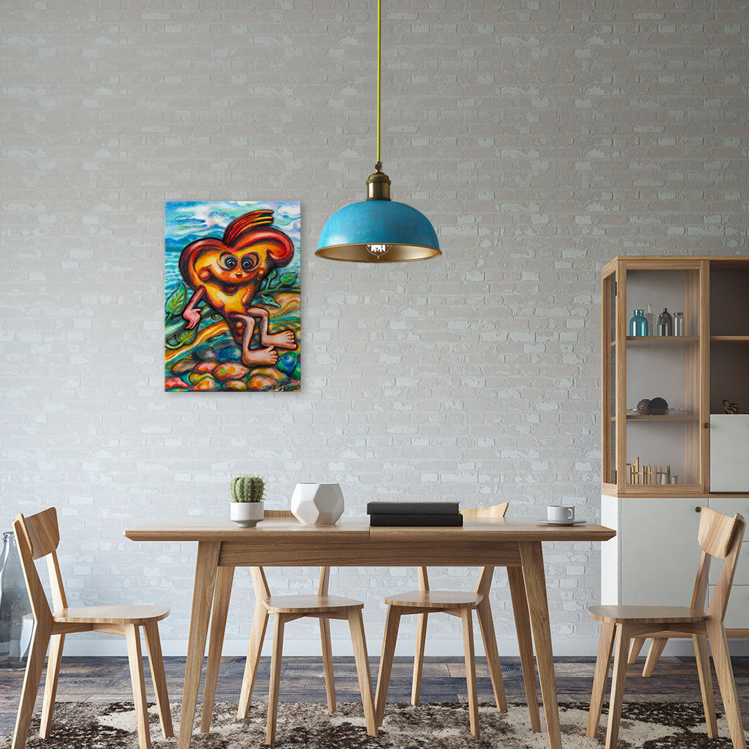 "Held in deiner Brust" Kunstdruck auf AluDibond