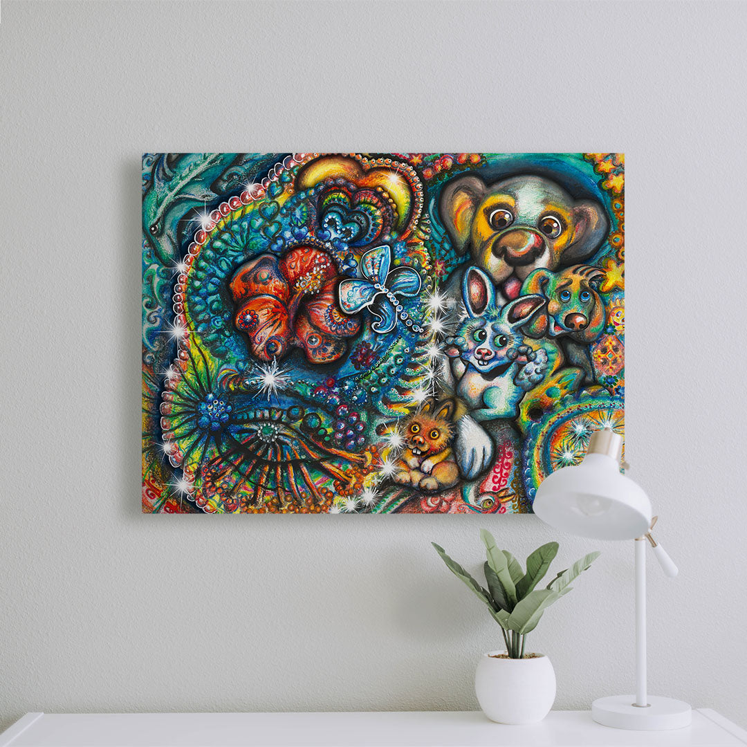 "Andere Welten" Kunstdruck auf Alu Dibond